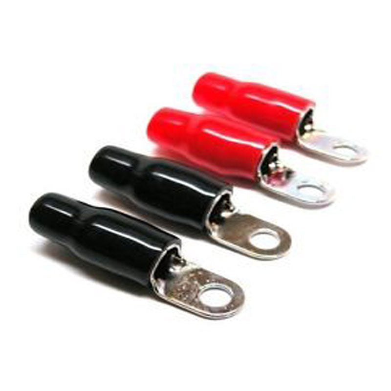 Stinger SPT524 Contatto Elettrico - Ingresso 20 Mm² A Anello 5/16", Viti Oversize, Fasce Polarizzate Rosse/Nere