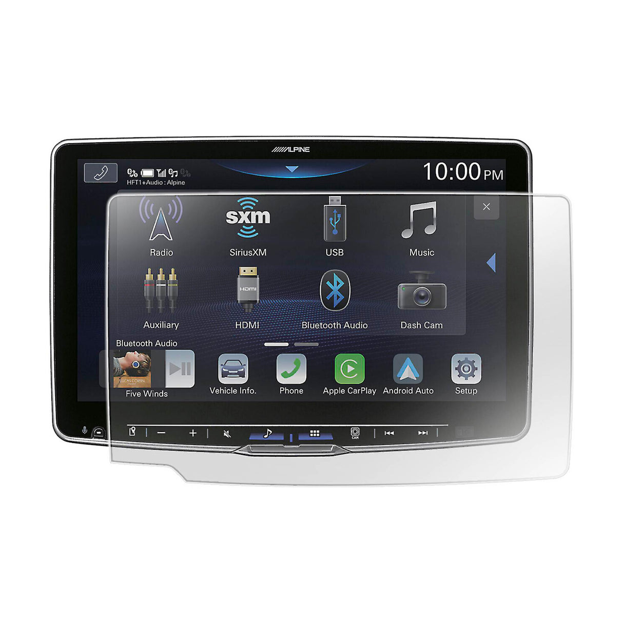 Alpine KAE-HF11DA 11" Anti-reflective screen protector for Alpine Halo11 touchscreen radios