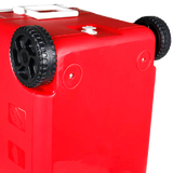 Cerwin Vega Cooler 55QT Red with 6.5" 2-Way Marine Built-In Speakers BT Streaming Phone Charger 10hr Battery