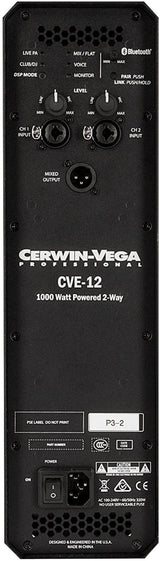 Cerwin Vega Powered Speakers CVE Series 12" 2-Way