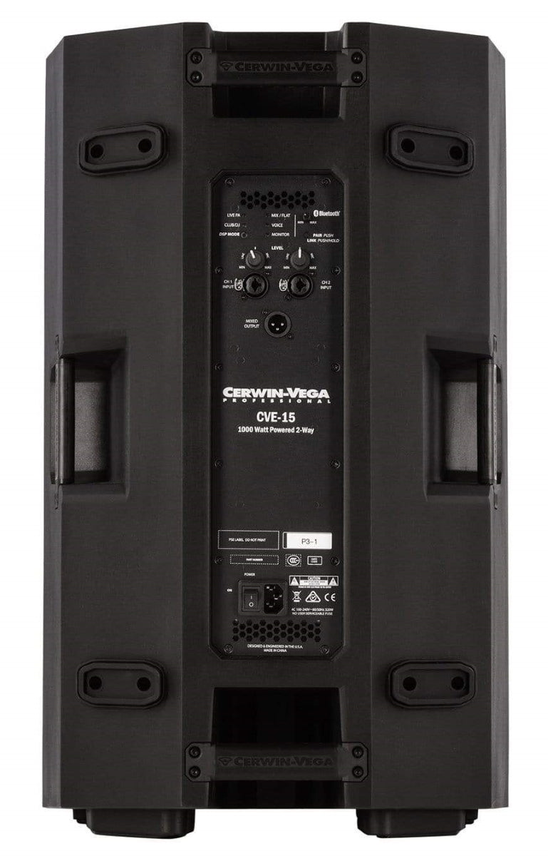 Cerwin Vega Powered Speakers CVE Series 15" 2-Way