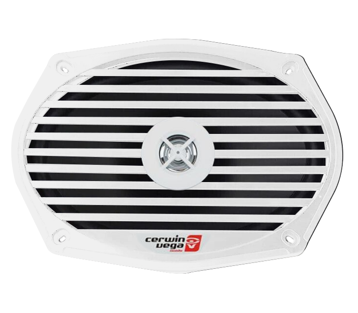 Cerwin Vega RPM XED Speaker 6x9 2-Way Marine Grade Coaxial Speakers White