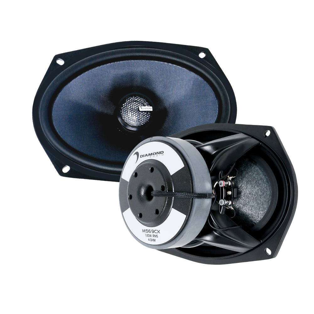 6”X 9” 2-WAY High Output Coaxsub Speaker System,Pair