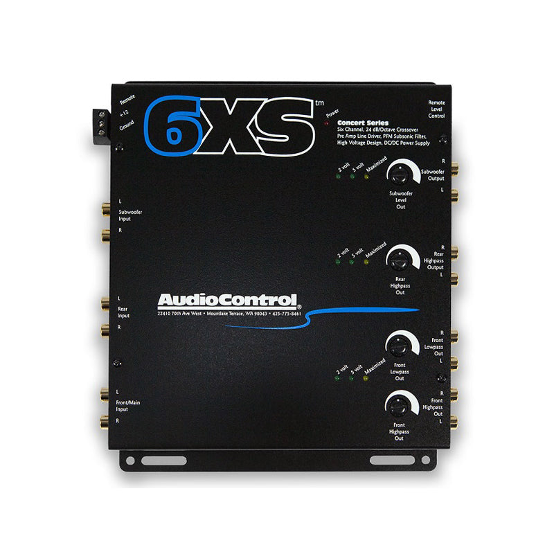 AudioControl 6XS - Concert Series 6-Channel Electronic Crossover