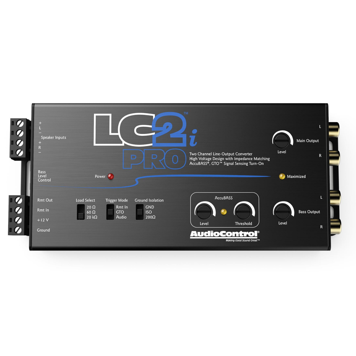 AudioControl LC2i PRO - 2 Channel Line Out Converter With ACCUBASS