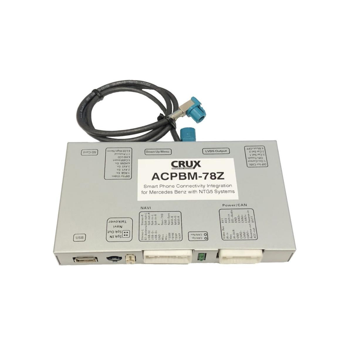 CRUX ACPMB-78Z Smart-Play Integration for Mercedes Benz vehicles