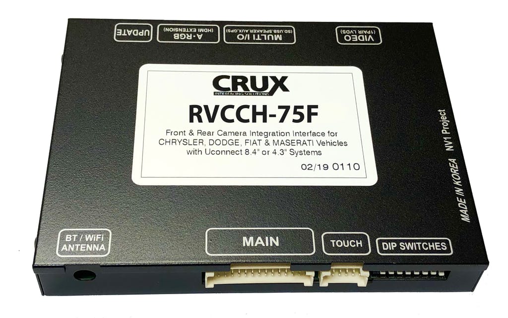 CRUX RVCCH-75F Front & Rear-View Integration System for Chrysler & Dodge Vehicles