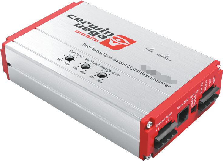 CVP2 - 2 inchannel line output converter, digital bass enhancer, includes remote control + LAB label