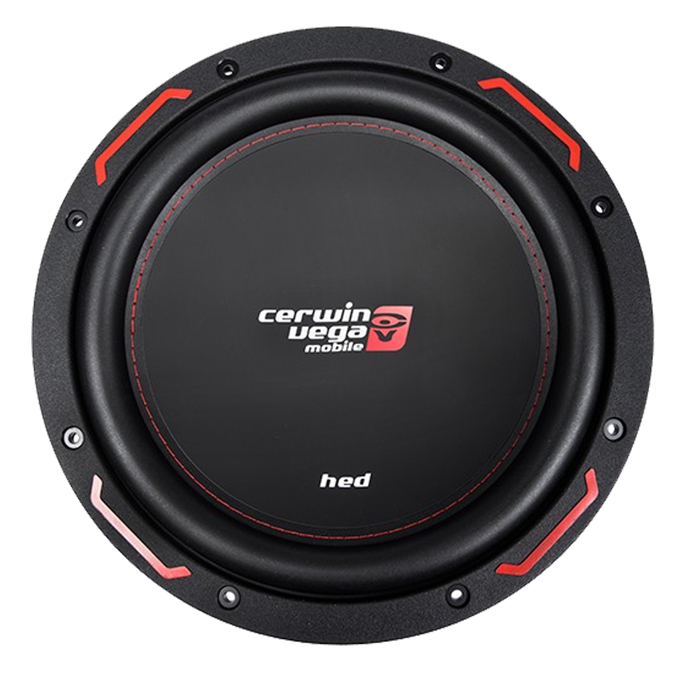 Cerwin Vega Car Audio HED Series Subwoofer Single 12" 1000W Factory-Tuned Vented Enclosure