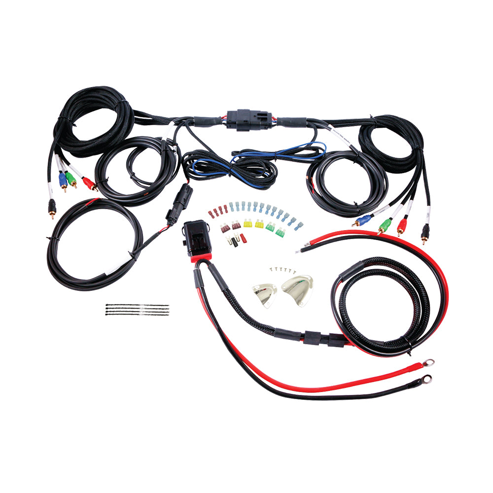 Diamond Audio Harley Davidson Specific 4-Channel Audio Wiring Kit All Harley Baggers 1998-2019