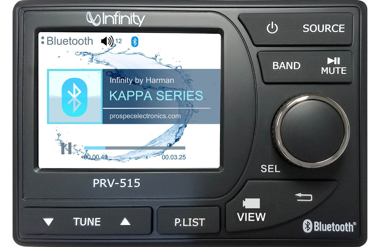 Infinity KAP-PRV515 - AM/FM/USB/BT/NEMA 2000,4zone, 6ch preouts, Optional Light controller