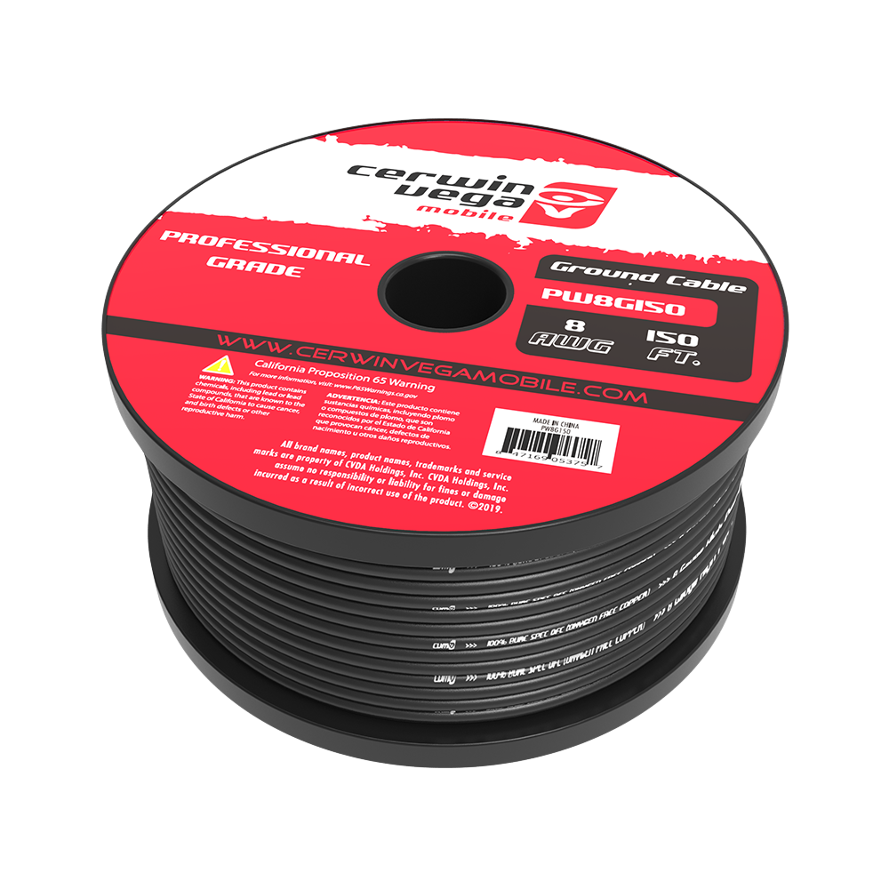 PW8G150 - 8 Gauge Frost Red and Black Power Wire