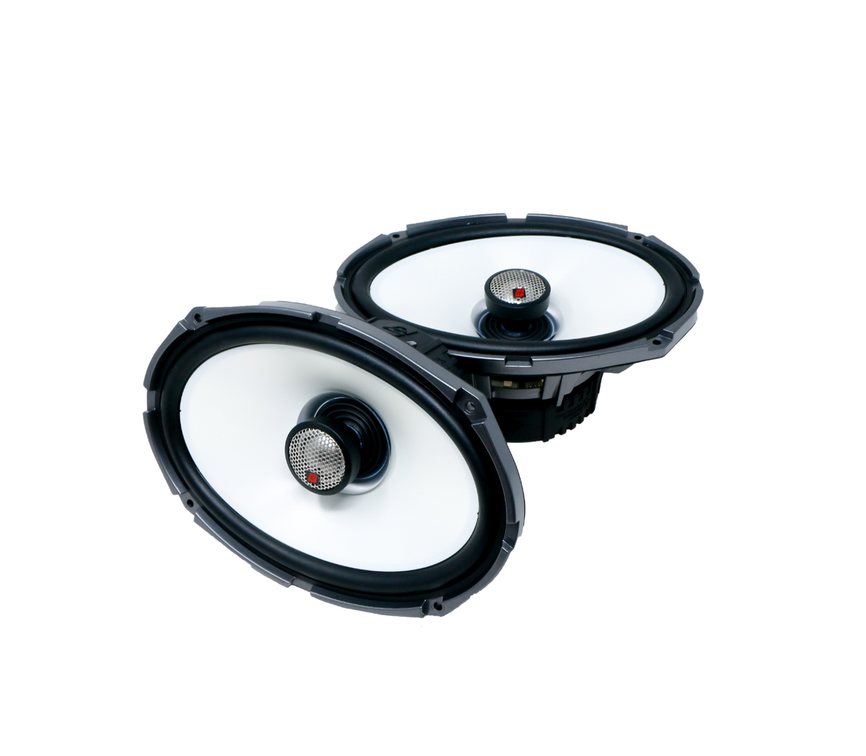 SM69F4 - 2-Way 6" X 9" 4 Ohm Speaker W/ Flush Mount 1" Titanium Dome Tweeter Speaker 450W MAX